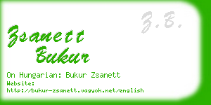 zsanett bukur business card